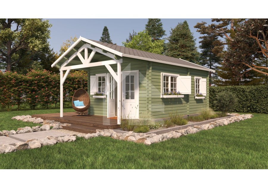 Domek letniskowy PORTO 4.0x5.5m 44mm