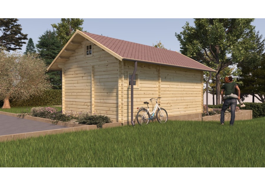 Domek letniskowy LYON, 5.95x4.10m 44mm