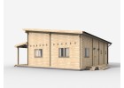 Domek letniskowy MALTA1, 10.0x7.0m 58mm
