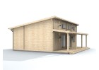 Domek letniskowy MALTA1, 10.0x7.0m 58mm