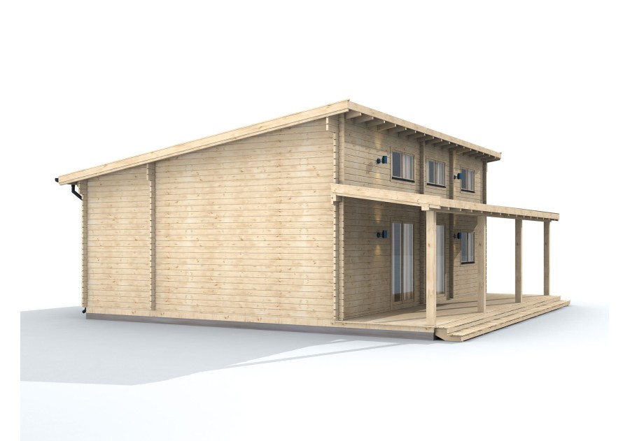 Domek letniskowy MALTA1, 10.0x7.0m 58mm