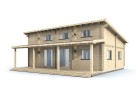 Domek letniskowy MALTA1, 10.0x7.0m 58mm
