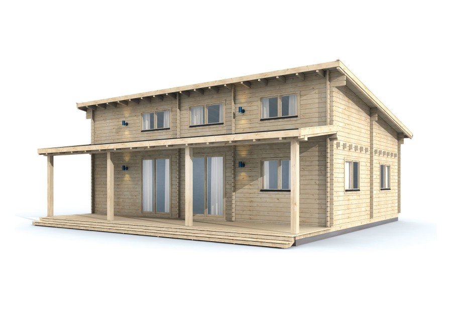 Domek letniskowy MALTA1, 10.0x7.0m 58mm