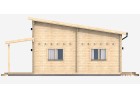 Domek letniskowy MALTA1, 10.0x7.0m 58mm