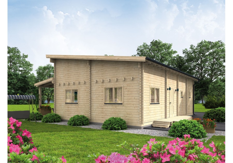 Domek letniskowy MALTA1, 10.0x7.0m 88mm