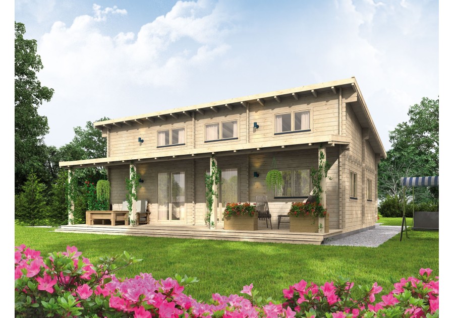 Domek letniskowy MALTA1, 10.0x7.0m 88mm