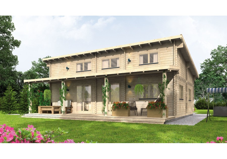 Domek letniskowy MALTA1, 10.0x7.0m 88mm