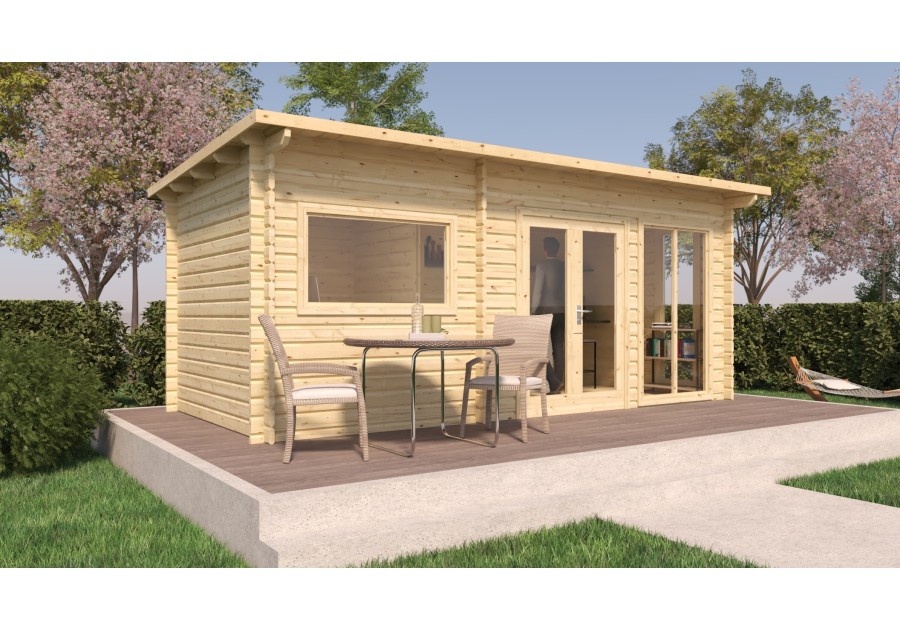 Domek letniskowy BARI12, 5.68x2.60m 44mm