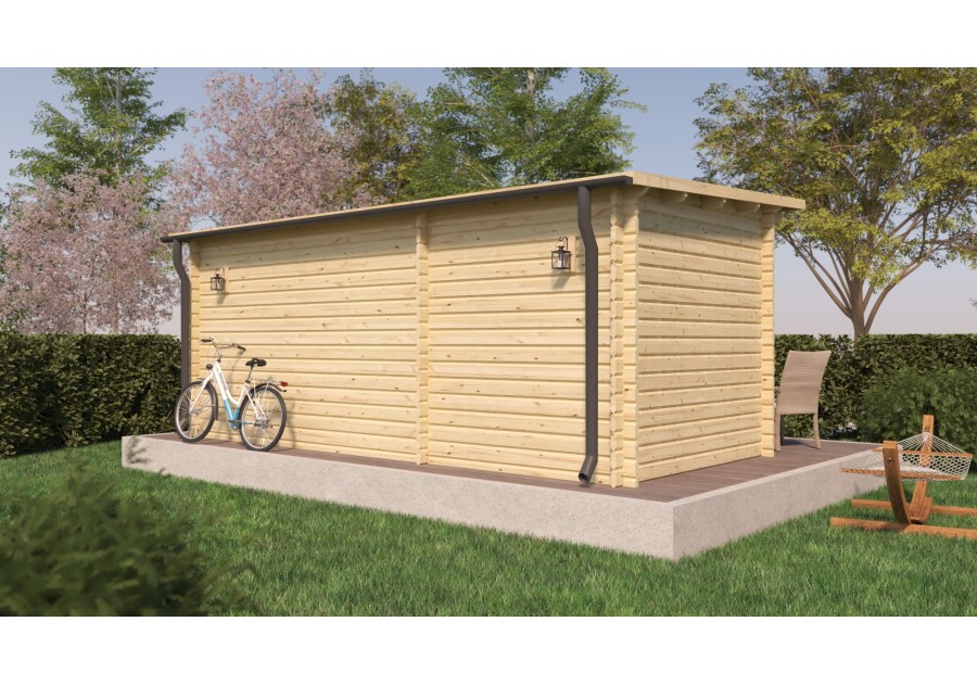 Domek letniskowy BARI12, 5.68x2.60m 44mm
