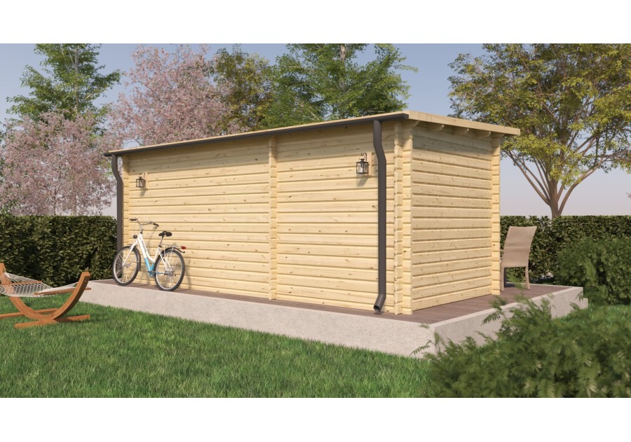 Domek letniskowy BARI12, 5.68x2.60m 44mm