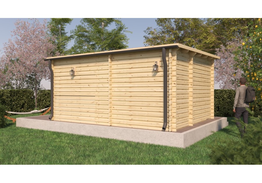 Domek letniskowy BARI16, 4.78x3.85m 44mm