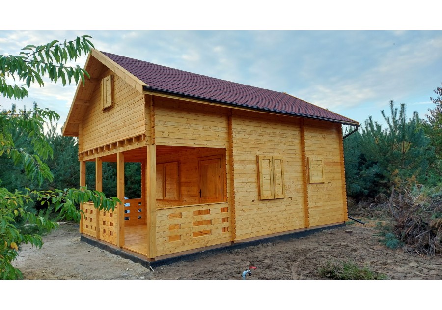 Domek letniskowy IBIZA2 5.0x7.0m 44mm
