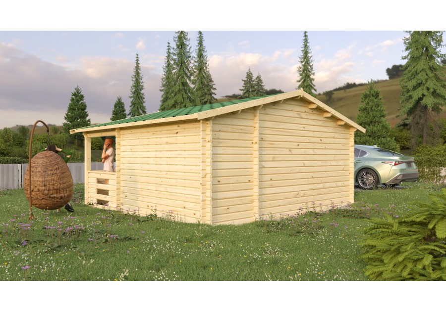 Domek ogrodowy ASTANA, 5.1x3.4m 44mm