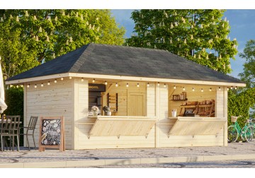 Pawilon handlowy BIANCA166 5.88x3.0m [set 111, seria CONNECT]