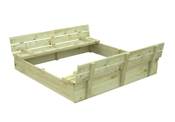 Piaskownica dla dzieci SANDY14, 1.37x1.37m