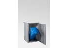 Modułowy metalowy schowek na kubły na śmieci ALEX, 0.80x0.88m