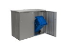 Modułowy metalowy schowek na kubły na śmieci ALEX, 0.80x0.88m