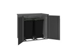 Podwójny schowek na kubły na śmieci ALEX Duo, 1.47x0.88m