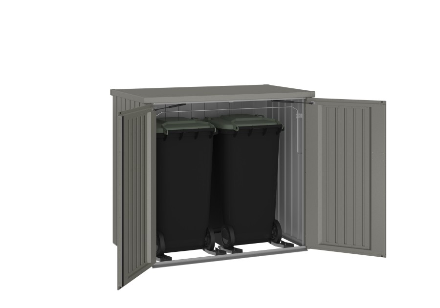 Podwójny schowek na kubły na śmieci ALEX Duo, 1.47x0.88m