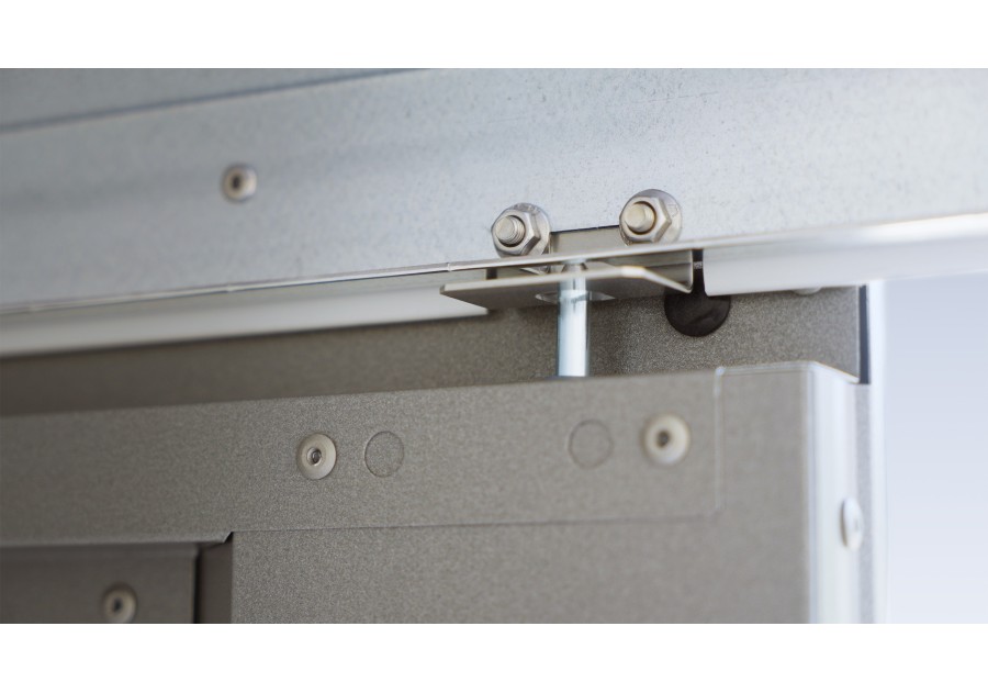 Podwójny schowek na kubły na śmieci ALEX Duo, 1.47x0.88m