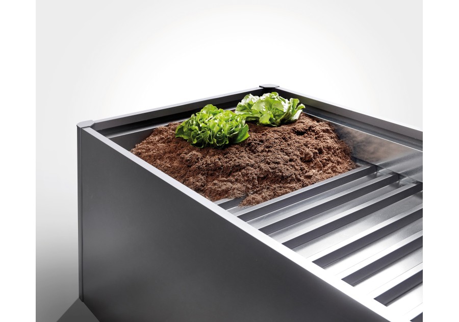 Metalowa grządka podwyższona HOCHBEET, 1.0x0.5m