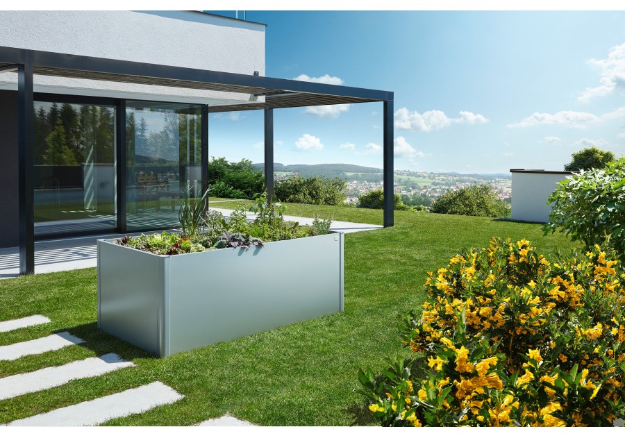 Metalowa grządka podwyższona HOCHBEET, 1.5x0.5m