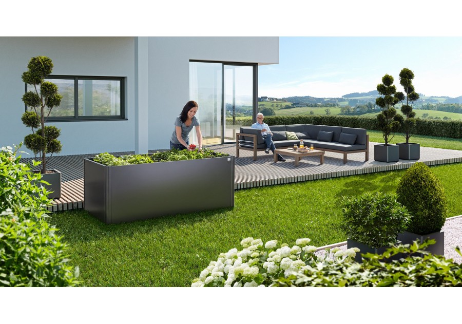 Metalowa grządka podwyższona HOCHBEET, 1.5x1.0m