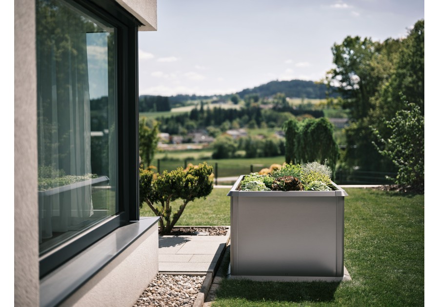 Metalowa grządka podwyższona HOCHBEET, 2.0x2.0m