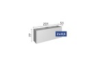 Metalowa grządka podwyższona HOCHBEET, 2.0x0.5m