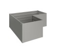 Metalowa grządka podwyższona HOCHBEET [L], 2.0x1.0m