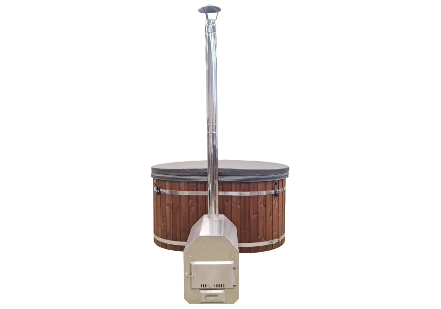 Balia kąpielowa akrylowa ofuro z zewnętrznym piecem 20kW, 1.80m