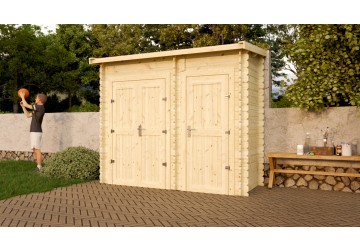 Domek ogrodowy BARI, 2.8x1.23m 28mm