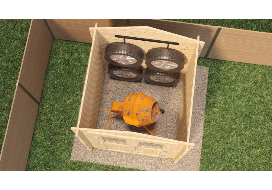 Domek ogrodowy MINI G2 1.8x1.8m 28mm