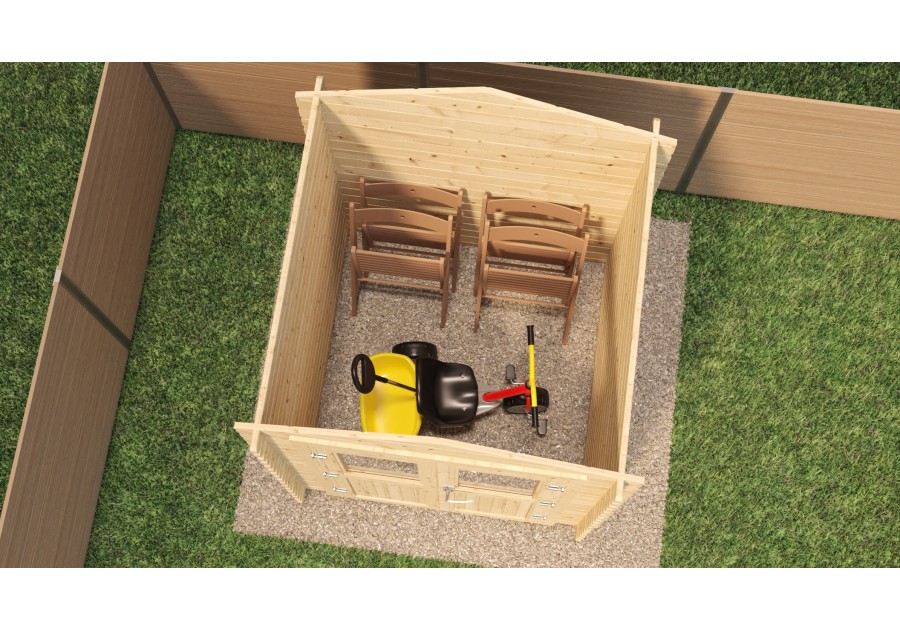 Domek ogrodowy MINI G2 1.8x1.8m 28mm