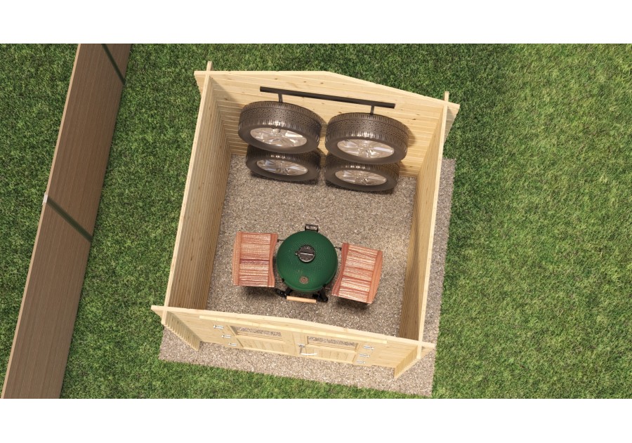 Domek ogrodowy MINI G5 2x2m 28mm