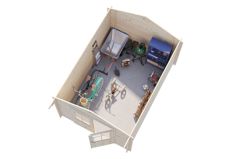 Domek ogrodowy LOTA100, 2.95x4.00m 34mm