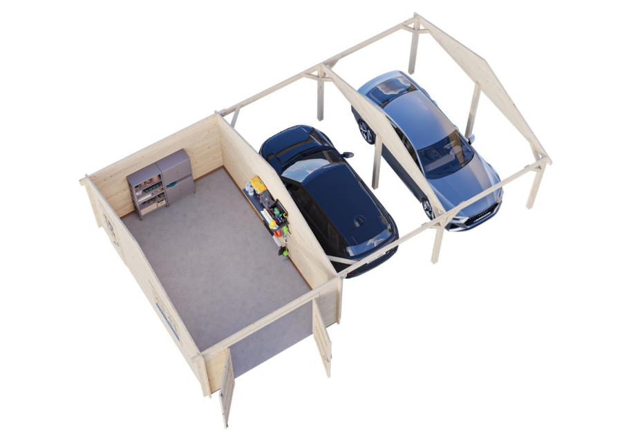 Garaż ROGER190++, 3.8x5.7m 44mm