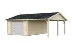 Garaż ROGER190+, 3.8x5.7m 44mm + segmentowa brama