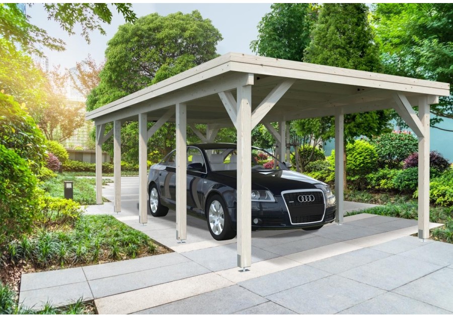 Wiata drewniana KARL231 3.6x7.62m