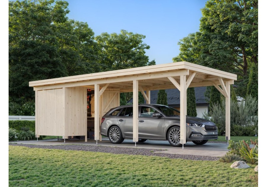 Wiata drewniana KARL231+ 3.60x7.62m