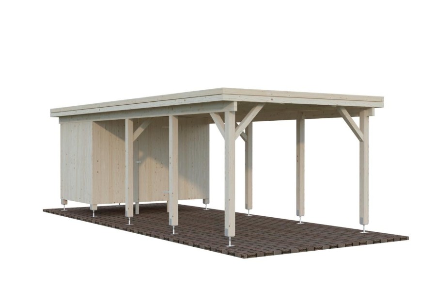 Wiata drewniana KARL231+ 3.60x7.62m