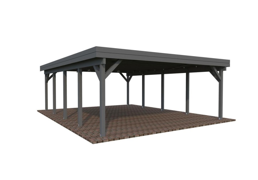 Wiata drewniana KARL406 6.0x7.62m