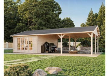 Domek ogrodowy IREN190++ 9.76 x 5.7m 44mm