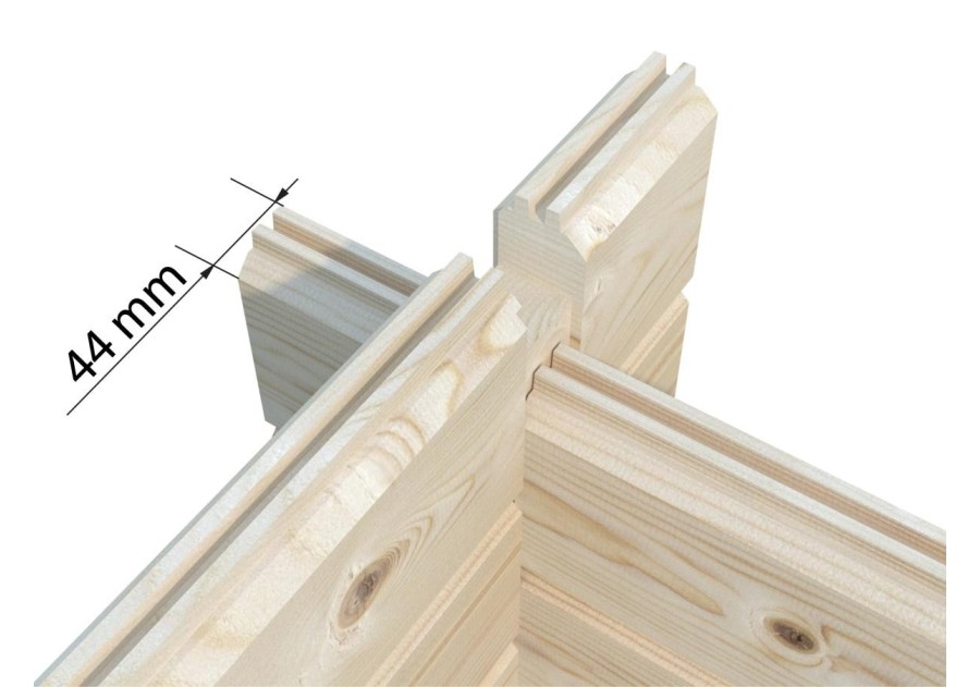 Domek ogrodowy IREN219+ 5.3 x 5.7m 44mm