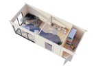 Altana nowoczesna Andrea 211, 7.35x3m