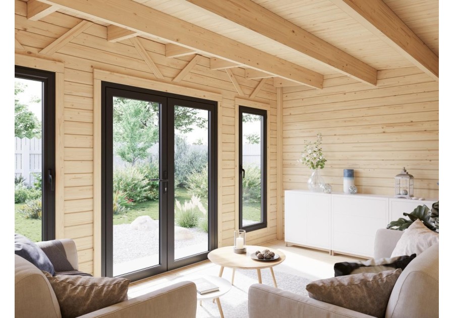 Domek ogrodowy AURELIA127, 4.46x3.0m 44mm