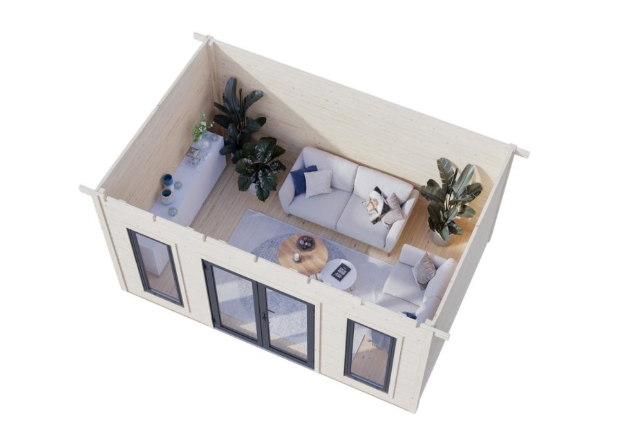 Domek ogrodowy AURELIA152, 5.3x3.0m 44mm