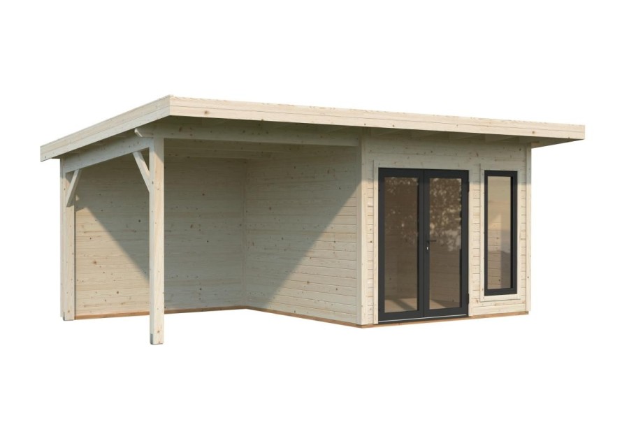 Domek ogrodowy Aurelia 84 z tarasem 7.9m2, 5.99x3m 44mm