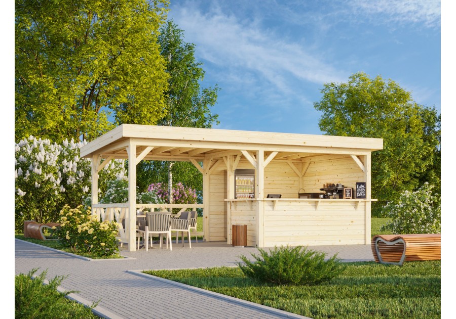 Altana ogrodowa LENNA166, 5.88x3.0m [set 310, seria CONNECT]