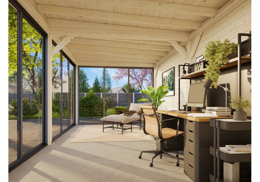 Altana nowoczesna LENNA116, 5.88x3.0m [set 402, seria CONNECT]